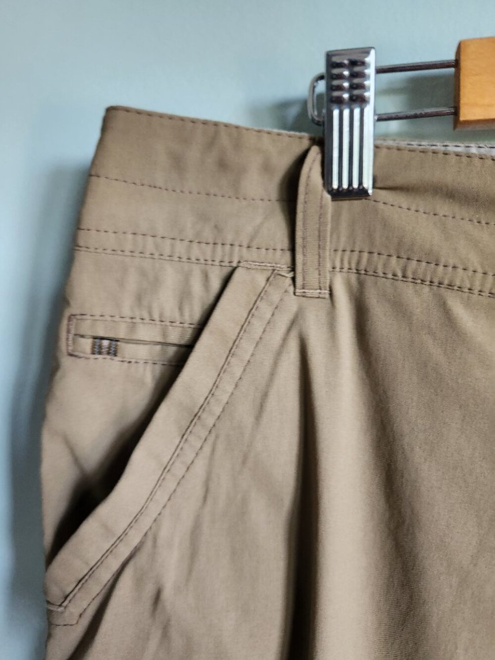 Kuhl Mens 36x30 Renegade Afire Chino Pants Charcoal Tan 5158 Nylon Stretch - Picture 4 of 13